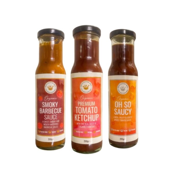 Tomato Ketchup, Oh So Saucy and BBQ sauce pack